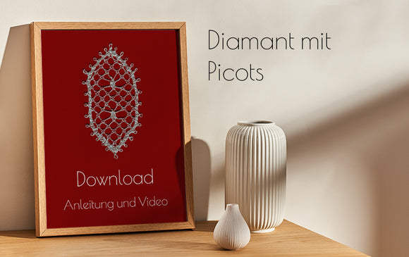 Video 17: Diamant mit Picots